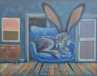 Original Figurative Animal Drawing by Rain Jordan