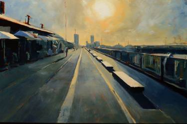 Original Realism Cities Painting by Matthew Carter