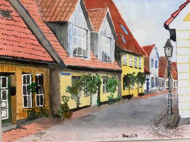 Original Realism Cities Painting by Ranulf Streuff