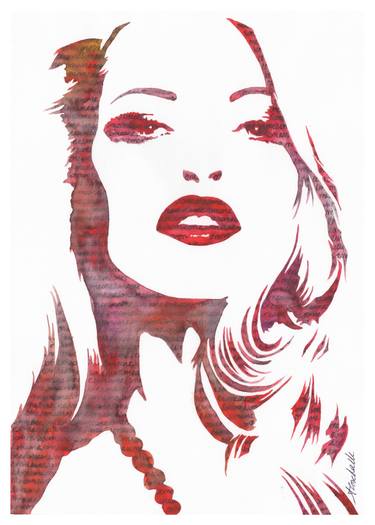 Original Figurative Portrait Painting by Adit Goschalk