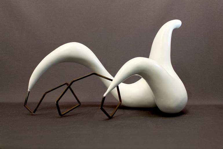 Original Figurative Abstract Sculpture by Marco Tulio Guajardo