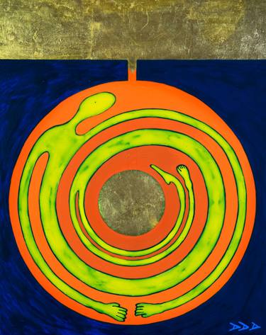 Original Conceptual Classical mythology Painting by Diaz-Diaz Damien