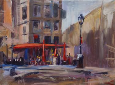 Original Impressionism Cities Paintings by Elena Sokolova