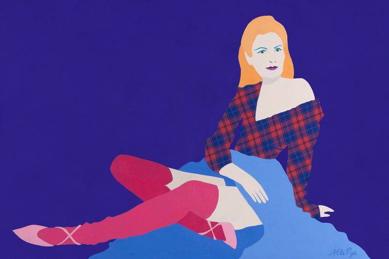 Original Contemporary Pop Culture/Celebrity Paintings by Nele Pye