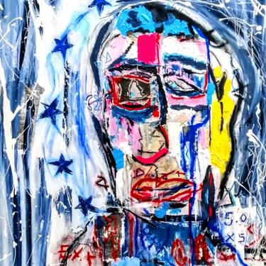 Original Abstract Expressionism Abstract Painting by Michael A Morrison