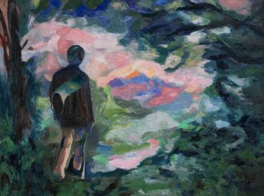 Original Expressionism Outer Space Paintings by Vladimir Kryloff