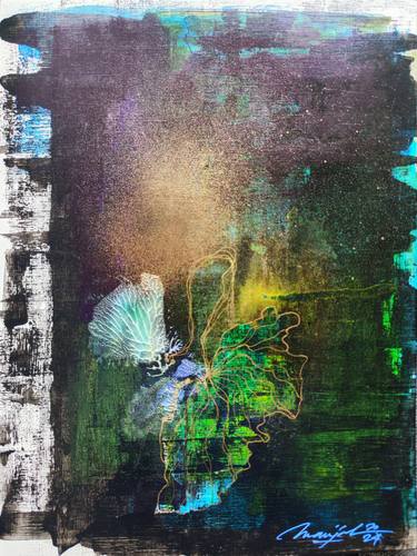Original Abstract Nature Painting by Marijah Bac Cam