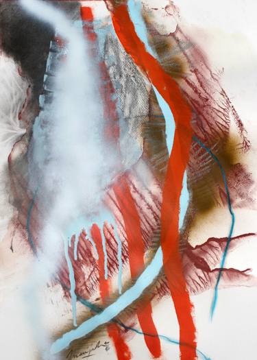Original Abstract Graffiti Drawings by Marijah Bac Cam