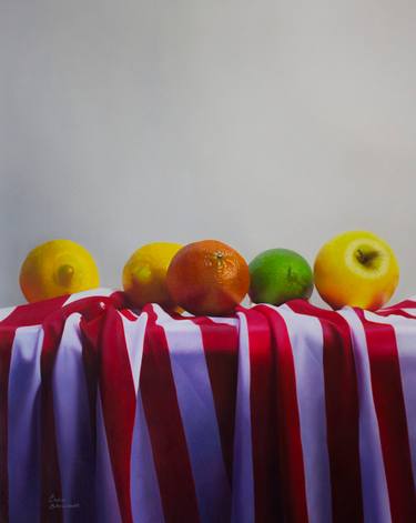Original Fine Art Still Life Paintings by Carlos Bruscianelli