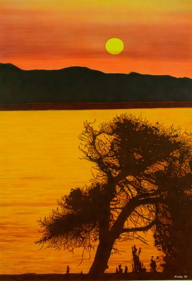 Original Realism Tree Paintings by Konstantinos Botas