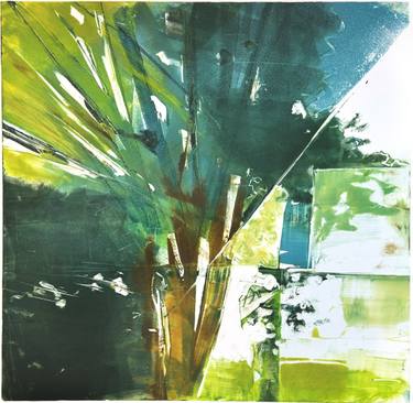 Original Abstract Light Printmaking by Maxine Davidowitz