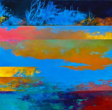 Original Abstract Nature Painting by Maxine Davidowitz