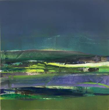 Original Abstract Landscape Printmaking by Maxine Davidowitz