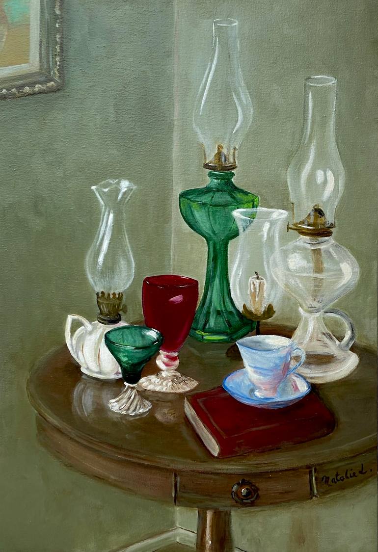 Print of Figurative Still Life Paintings by Natalie L