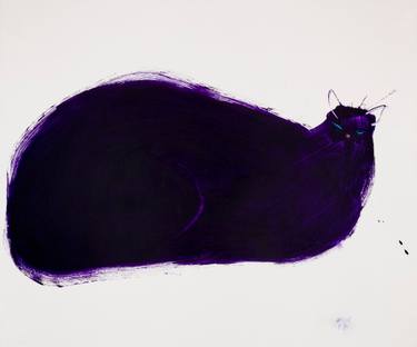 Original Expressionism Animal Painting by Miroir Noir