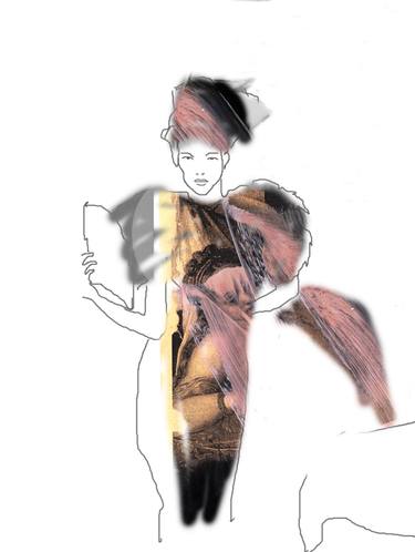 Original Contemporary Fashion Mixed Media by Eva Kunze