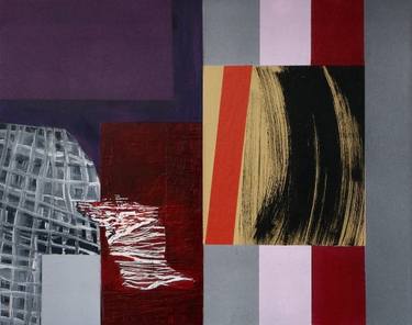 Original Abstract Expressionism Abstract Painting by Pien Van Der Beek