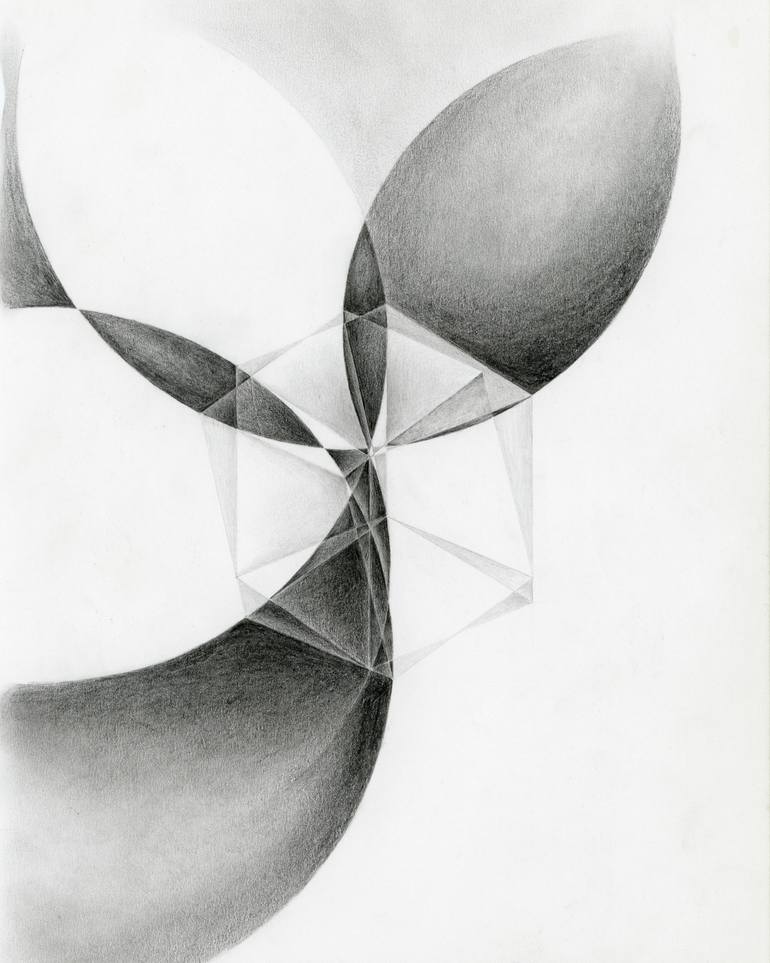 untitled (extra dimensions) Drawing by Robin Spencer | Saatchi Art