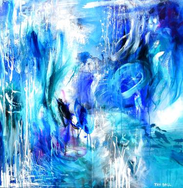 Original Abstract Expressionism Abstract Painting by Tay Dall