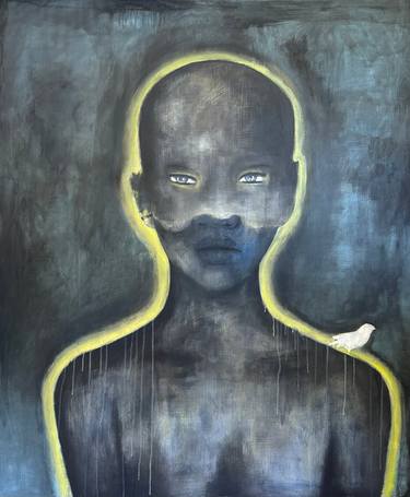 Original Figurative Women Painting by Heike Allerton-Davies