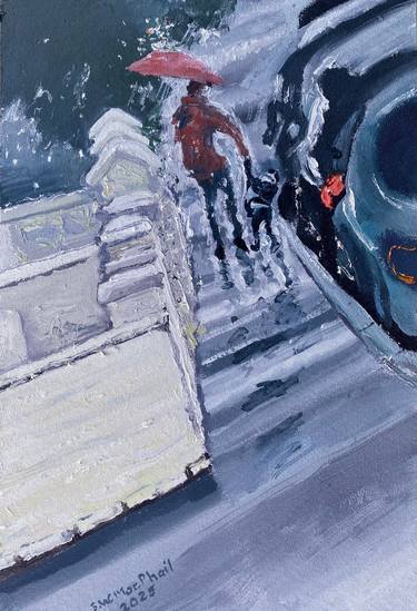 Original Contemporary People Painting by Stephen Macphail
