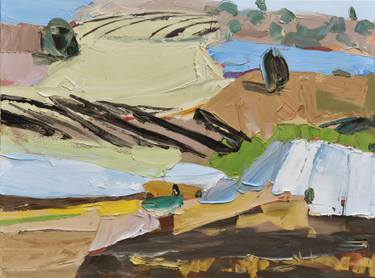 Original Abstract Landscape Painting by Lise Temple