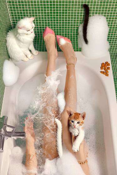 Original Contemporary Cats Photography by Tina Sturzenegger