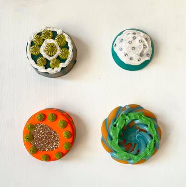 Original Abstract Food & Drink Sculpture by Shiri Phillips
