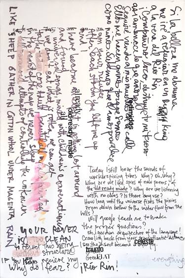 Original Abstract Drawings by Isabel Peña