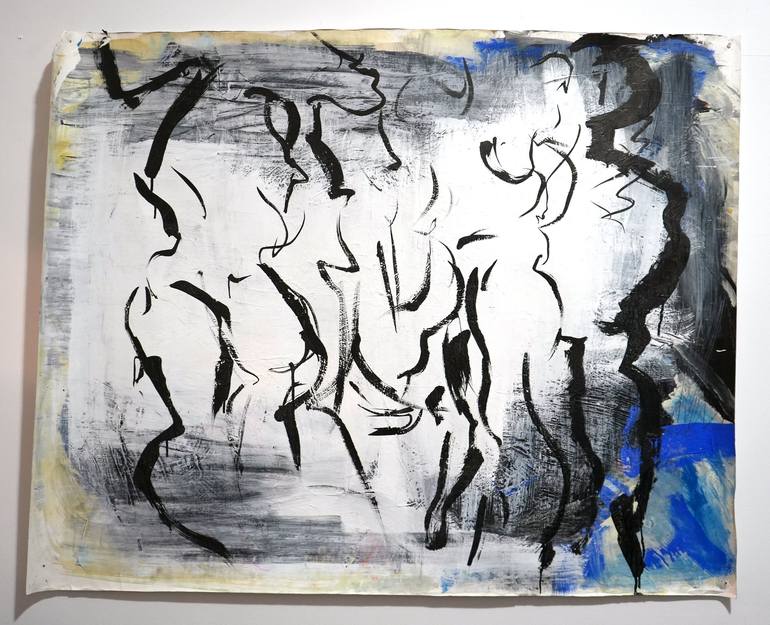 Original Abstract Expressionism Abstract Paintings by Zoe Panya