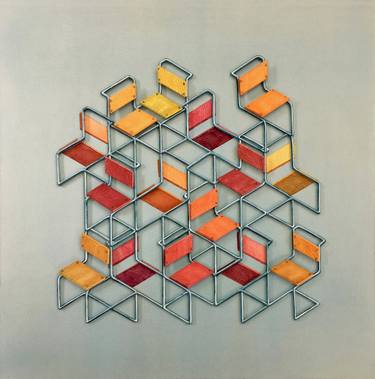 Original Contemporary Patterns Paintings by Herman Kuypers