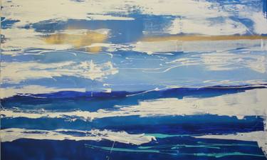 Original Abstract Expressionism Abstract Painting by Margarita Garces