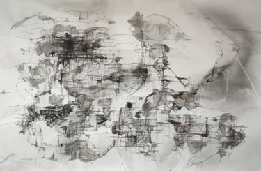 Original Black & White Abstract Drawings by Dorota Jedrusik