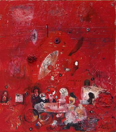 Original Expressionism People Paintings by Georg Redzek