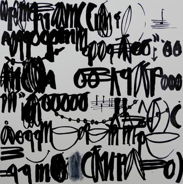 Print of Abstract Expressionism Calligraphy Paintings by Nathalie Detsch Southworth