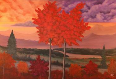 Original Realism Tree Paintings by Anthony Lusignan