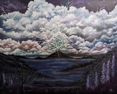 Original Photorealism Landscape Painting by Anthony Lusignan