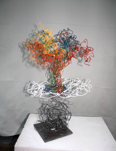 Original Abstract Expressionism Nature Sculpture by Atikin Atikin