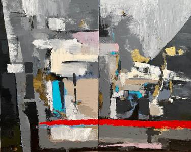 Original Fine Art Abstract Painting by Ioana Jitaru