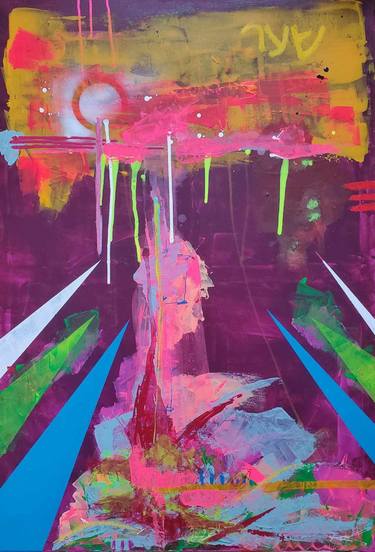 Original Conceptual Abstract Paintings by Niko Mitsuko