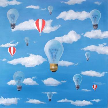 Original Pop Art Nature Paintings by Trevisan Carlo