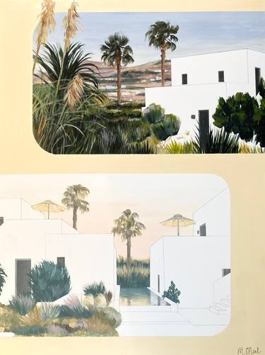 Original Modernism Landscape Painting by Meredith O'Neal