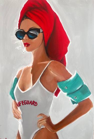 Original Figurative People Paintings by Maria Folger