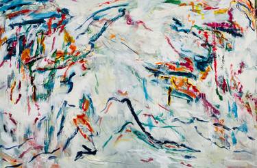 Original Abstract Landscape Painting by Barbara Pitcher
