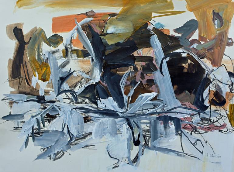 Print of Abstract Landscape Paintings by L Verkler