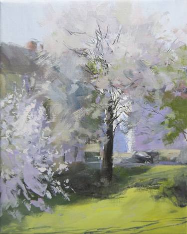 Original Abstract Landscape Painting by Yuri Pysar