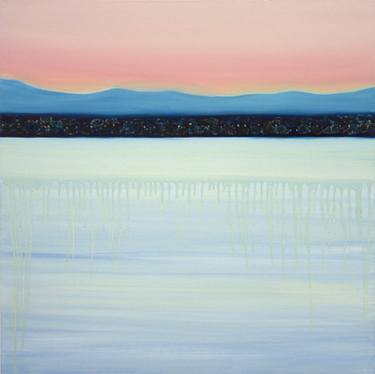 Original Abstract Seascape Paintings by Zenia Dimitrakopoulou