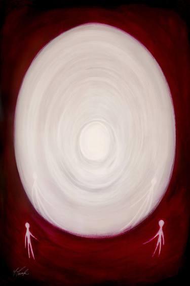 Original Abstract Expressionism Mortality Paintings by Yelena York