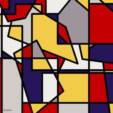 Original Abstract Mixed Media by Johannes Beilharz