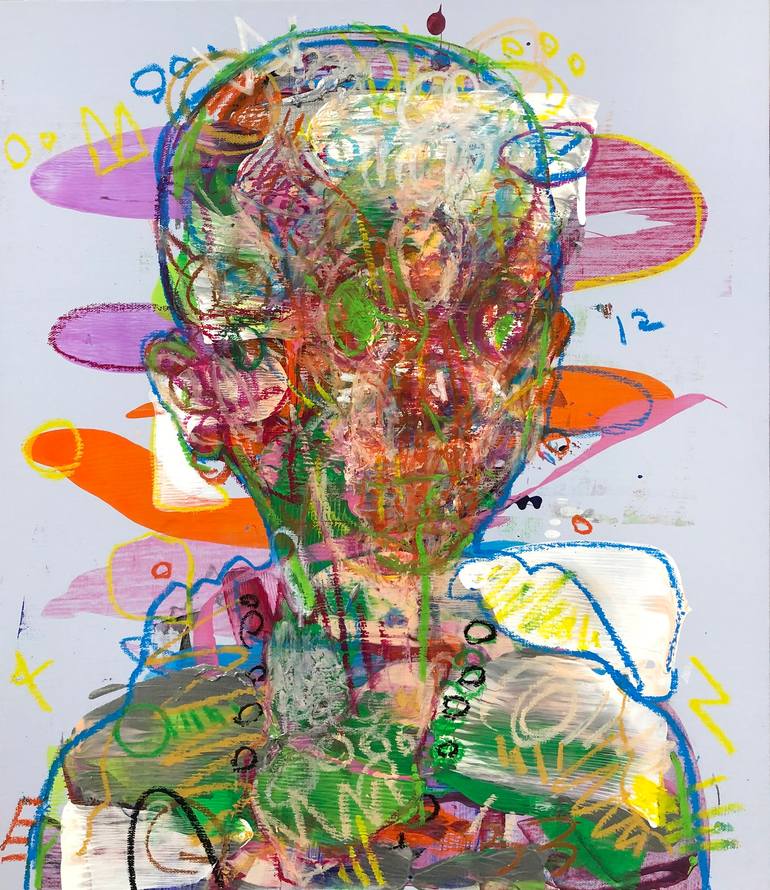 Print of Abstract Expressionism People Paintings by Kwangho Shin